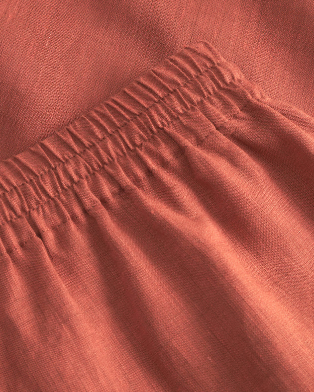 Flared Pants Dusty Red