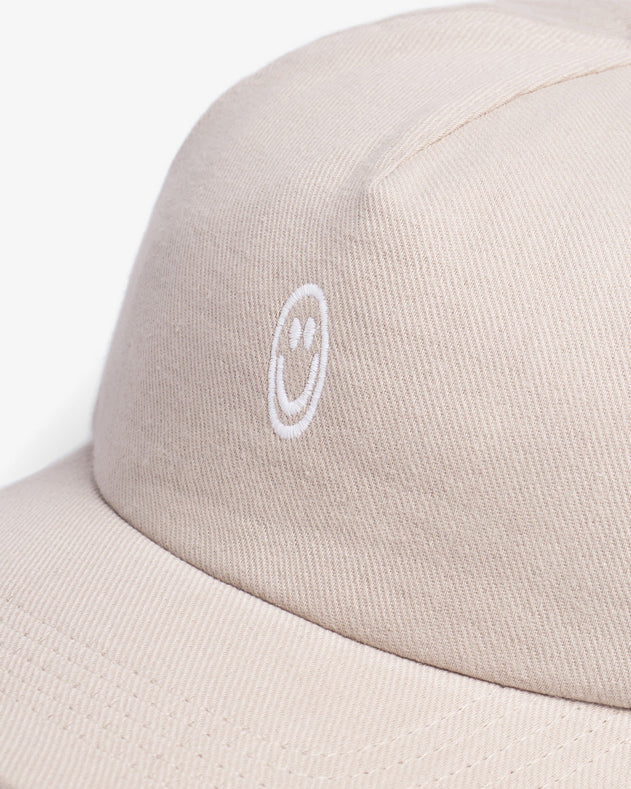 Smiling Floppy Cap Washed Sand