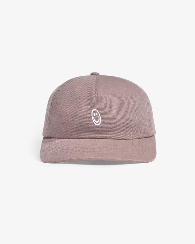 Smiling Floppy Cap Washed Brown