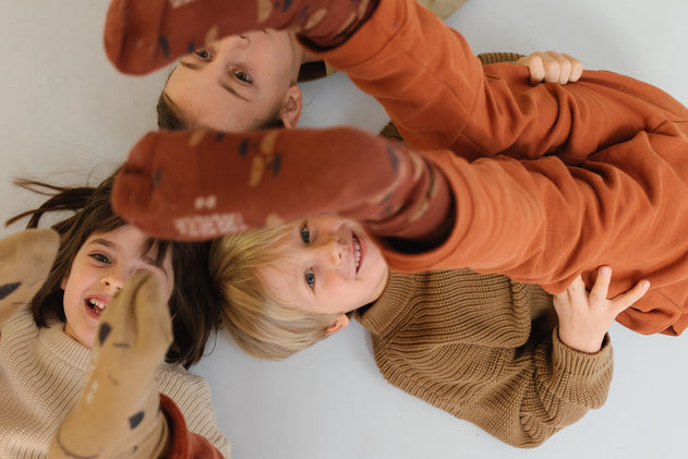Kid's Golaf Knitted Sweater Brown