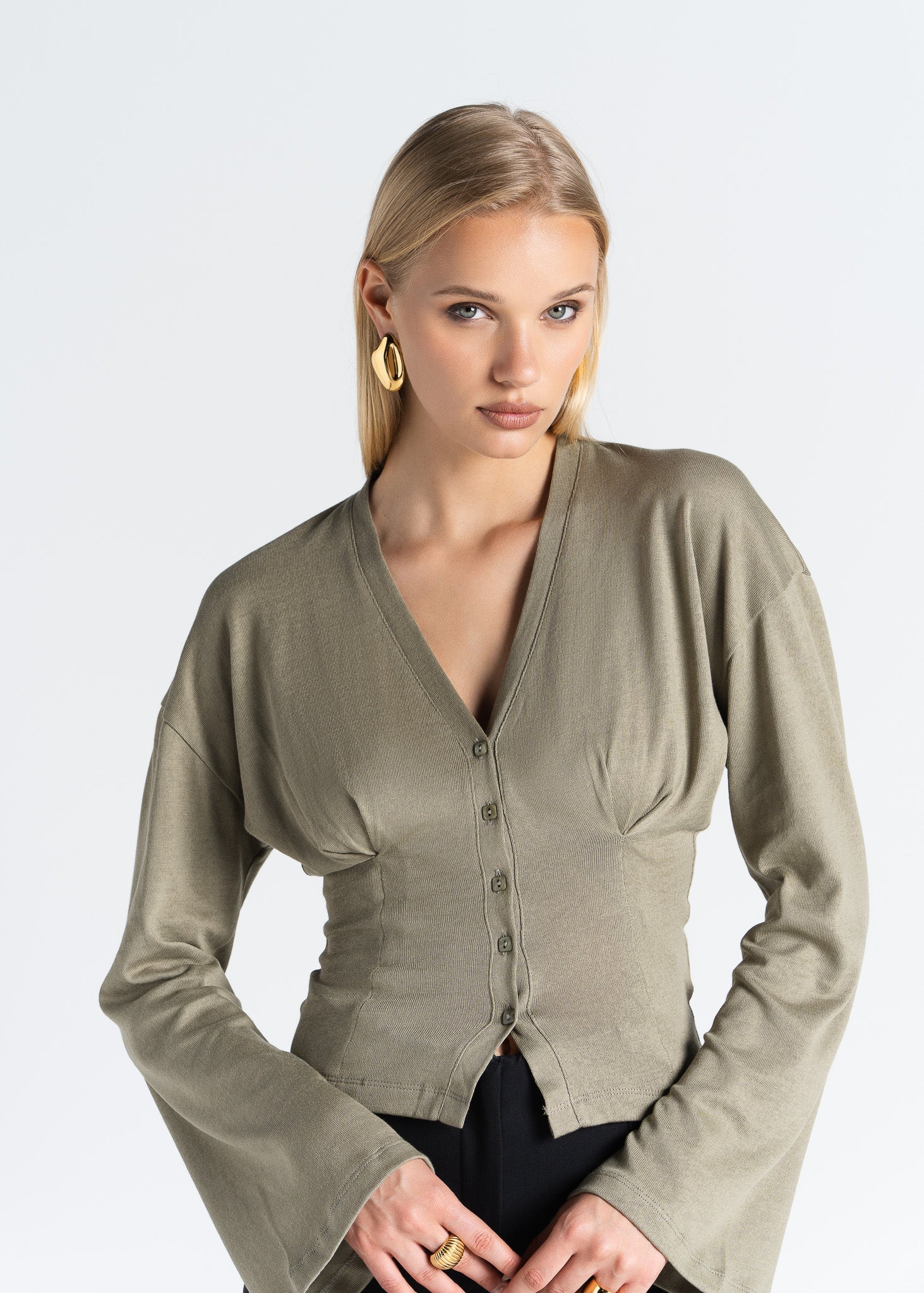 D'Arc Blouse Green