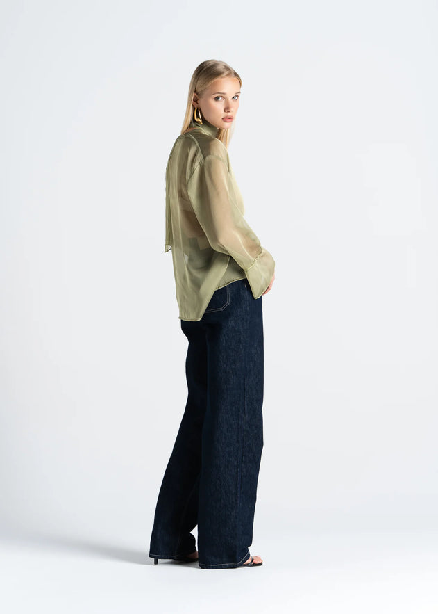 Knox Relaxed Straight Jeans Dark Blue