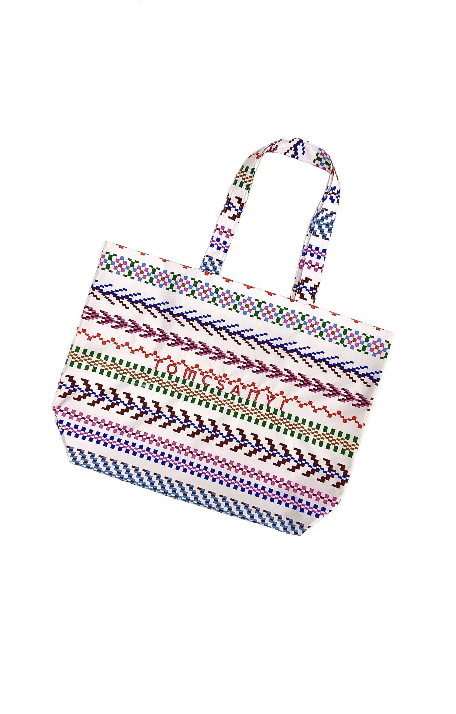 Gudauri Tote Bag Pixel White