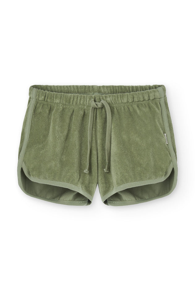 Kid's Huali Terry Shorts Green