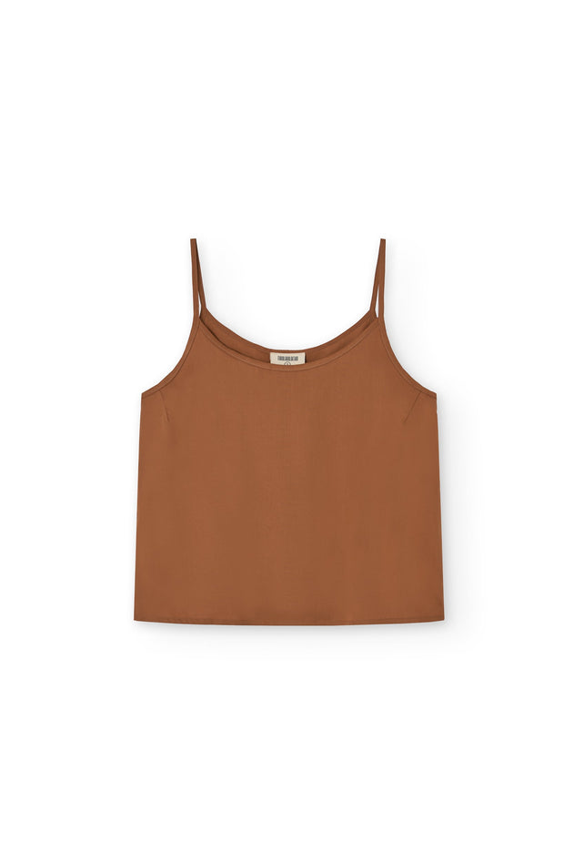 Heloise Tencel Tank Top Terracotta