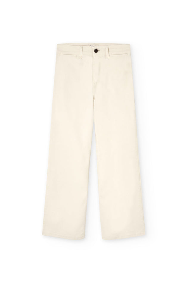 Hani Recycled Cotton Sailor Pants White