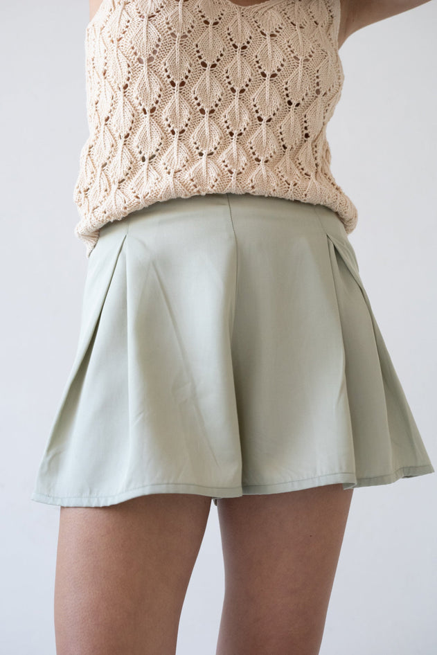 Hannia Tencel Shorts Green