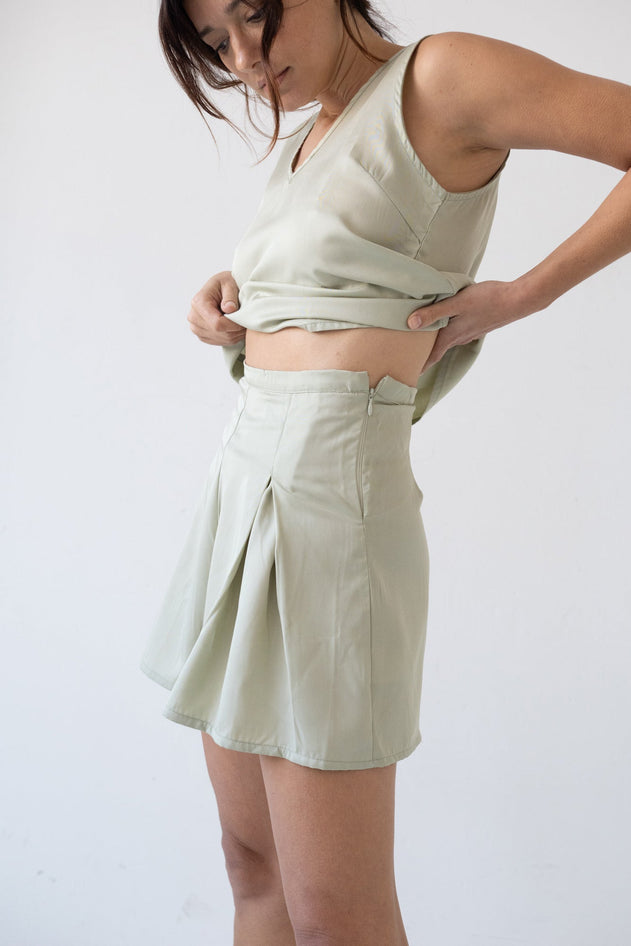Hannia Tencel Shorts Green
