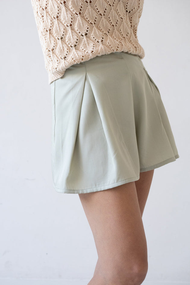 Hannia Tencel Shorts Green