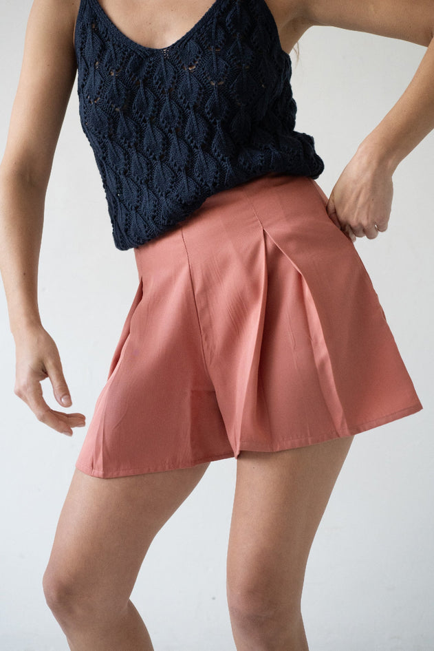 Hannia Tencel Shorts Pink