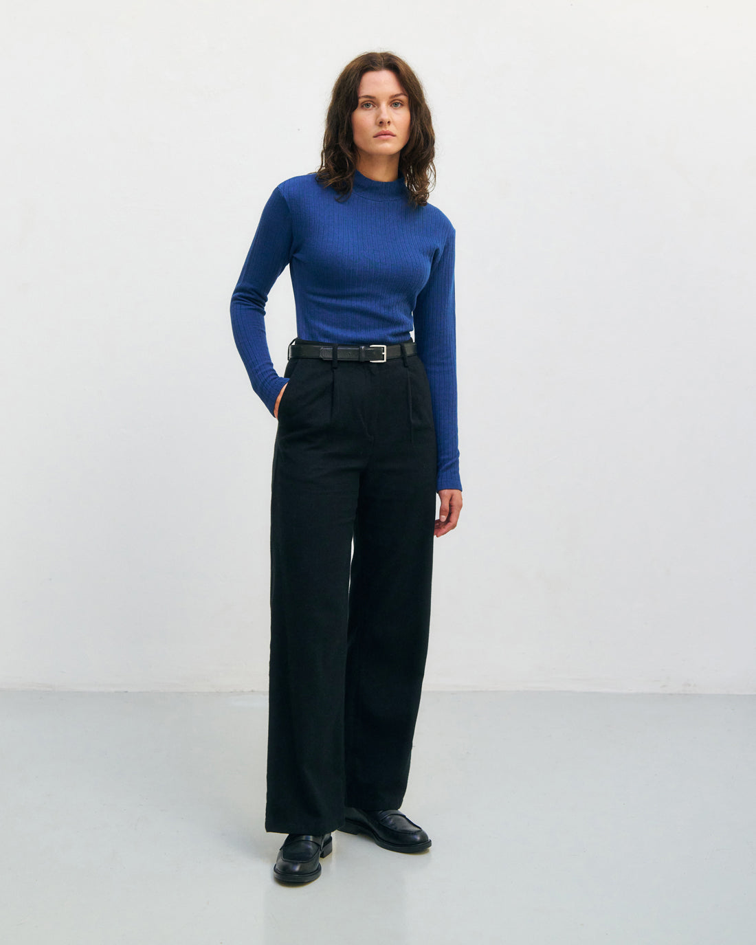Heavy Ribbed Longsleeve Royal Blue
