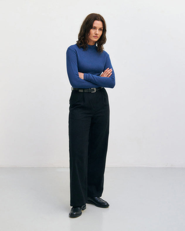 Heavy Ribbed Longsleeve Royal Blue