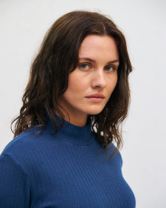 Heavy Ribbed Longsleeve Royal Blue