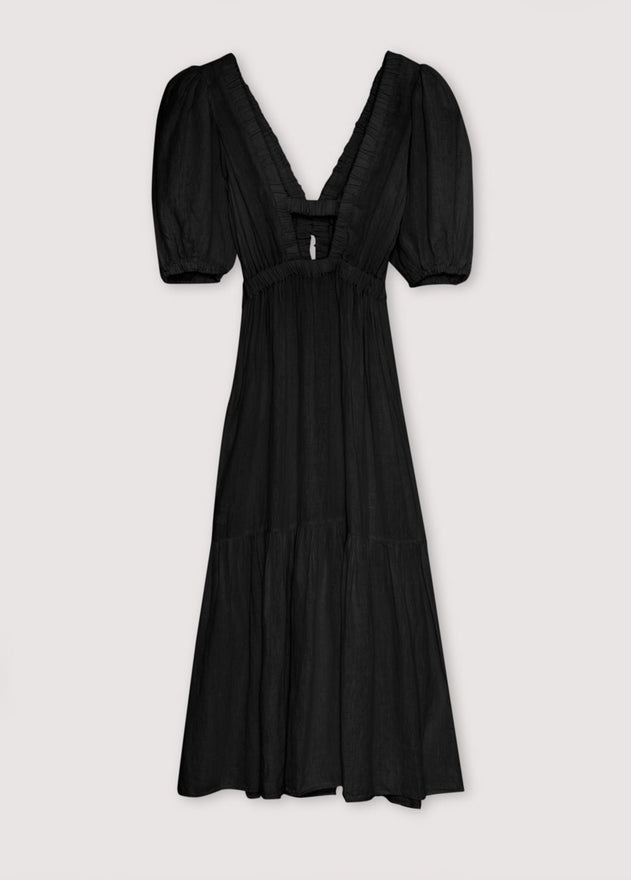 Women's Hera 3 Linen Dress Caviar