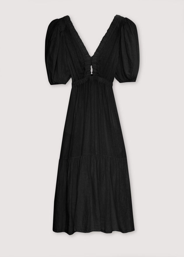 Women's Hera 3 Linen Dress Caviar