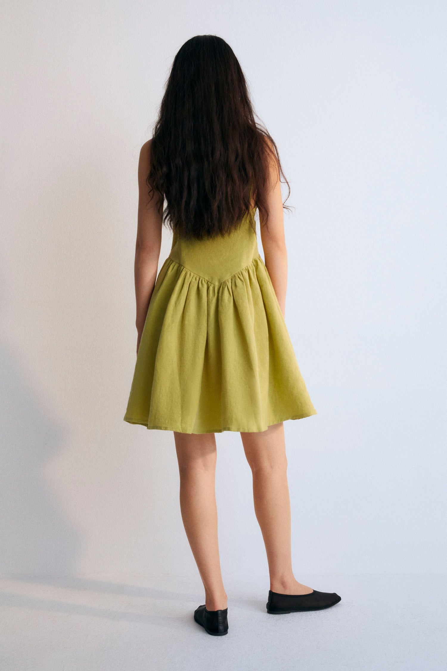 Women's Hera Short Sleeveless Dress Palm
