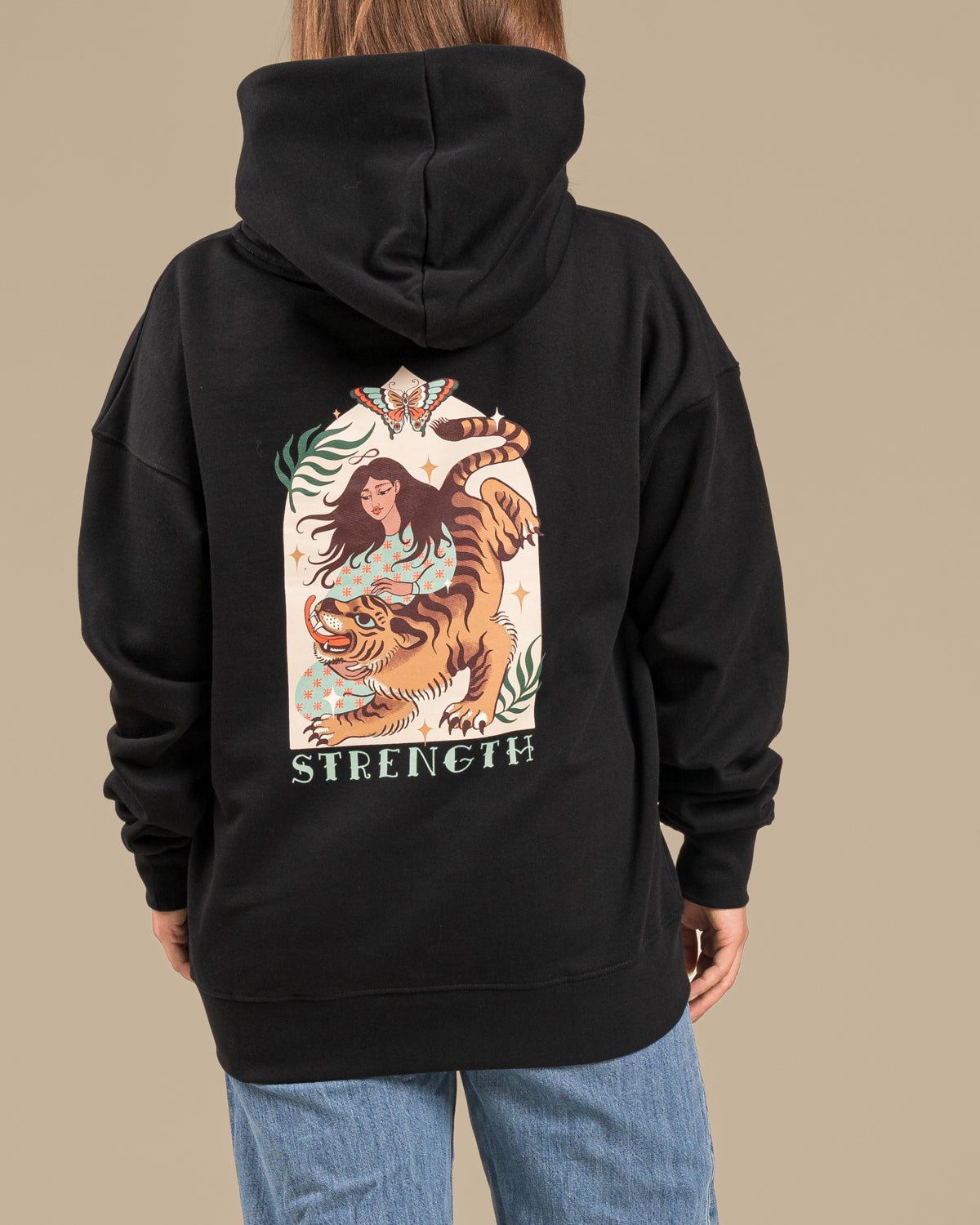 Hoodie Strength Black