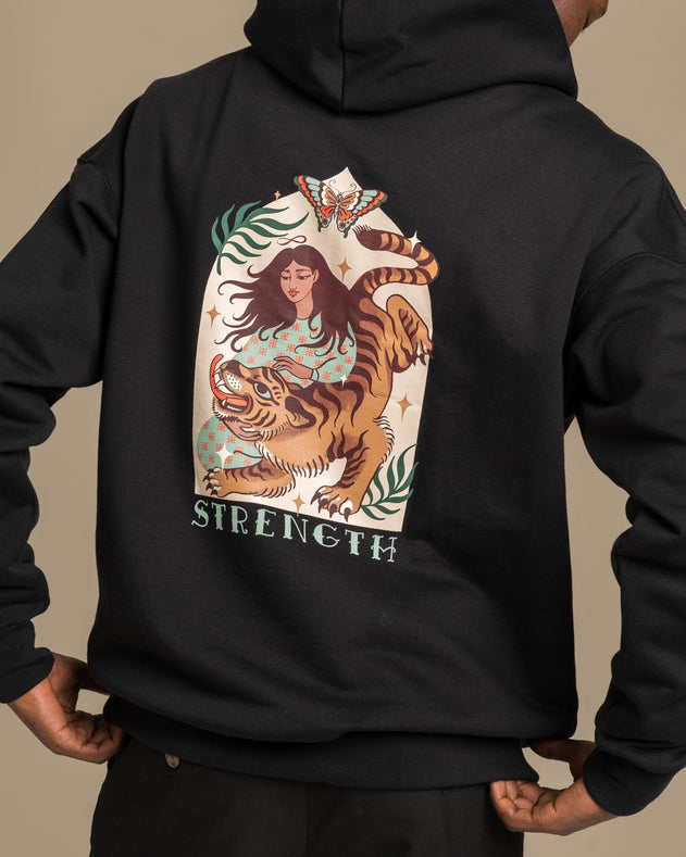 Hoodie Strength Black