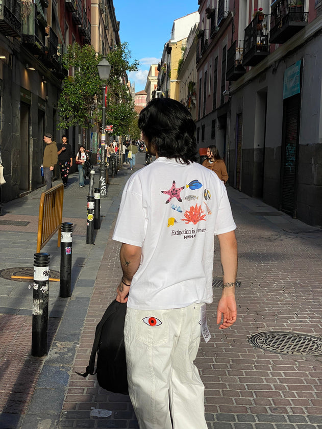 Hope Heals Pleated Trousers White