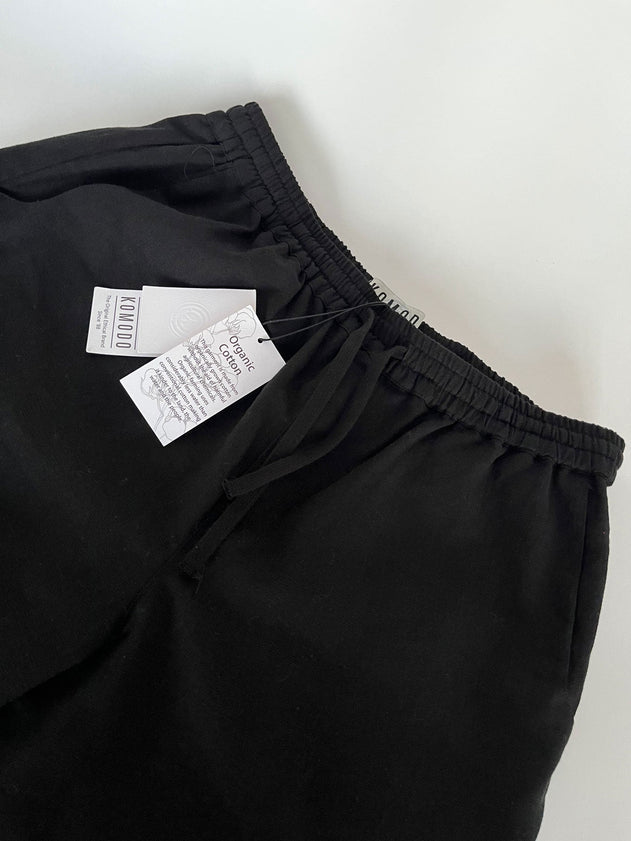Jerry Linen/Cotton Shorts Black