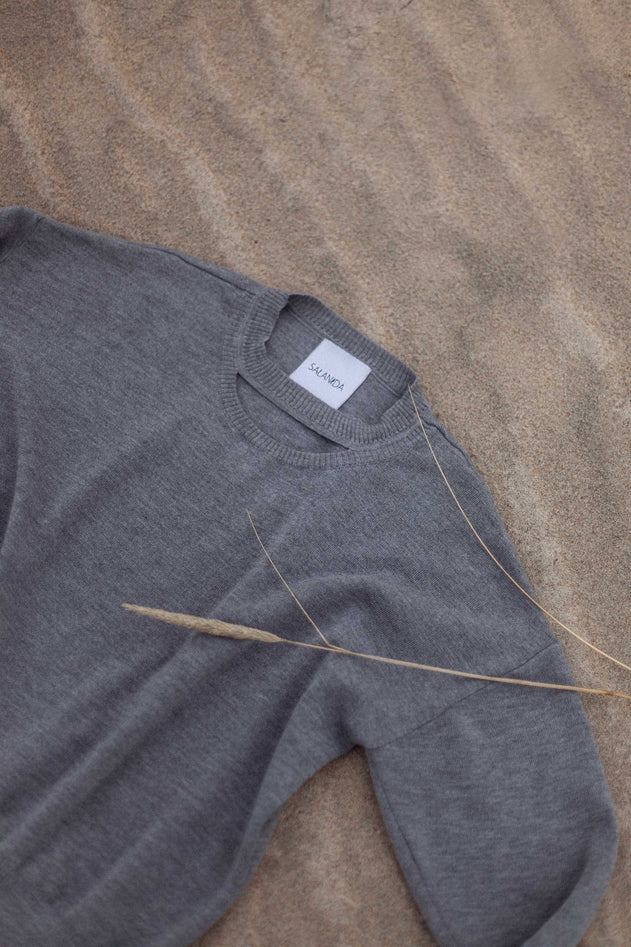 Rotondo Merino Jumper Light Grey
