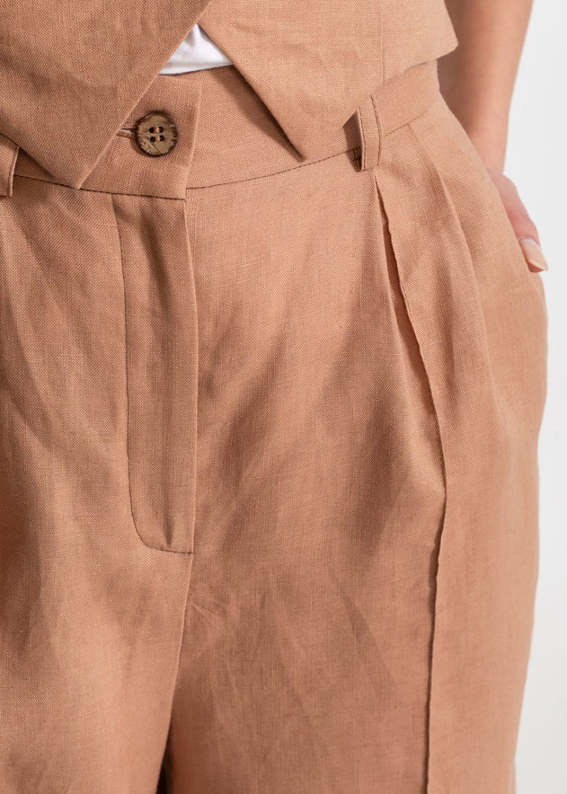 Women's Figa Linen Set Cappuccino
