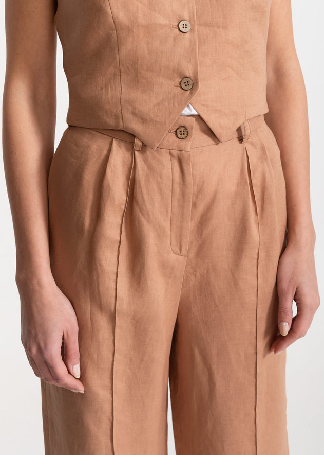 Women's Figa Linen Set Cappuccino