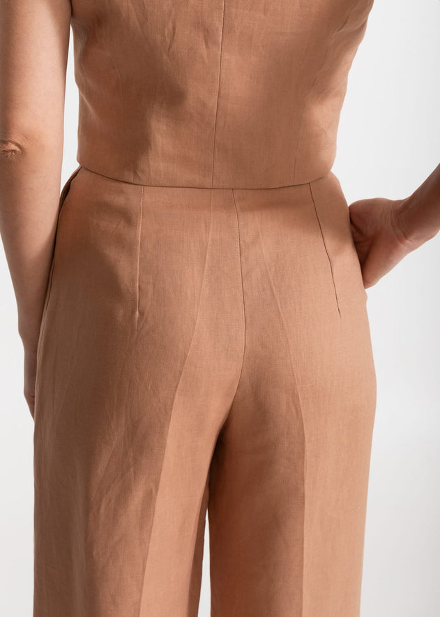 Women's Figa Linen Set Cappuccino