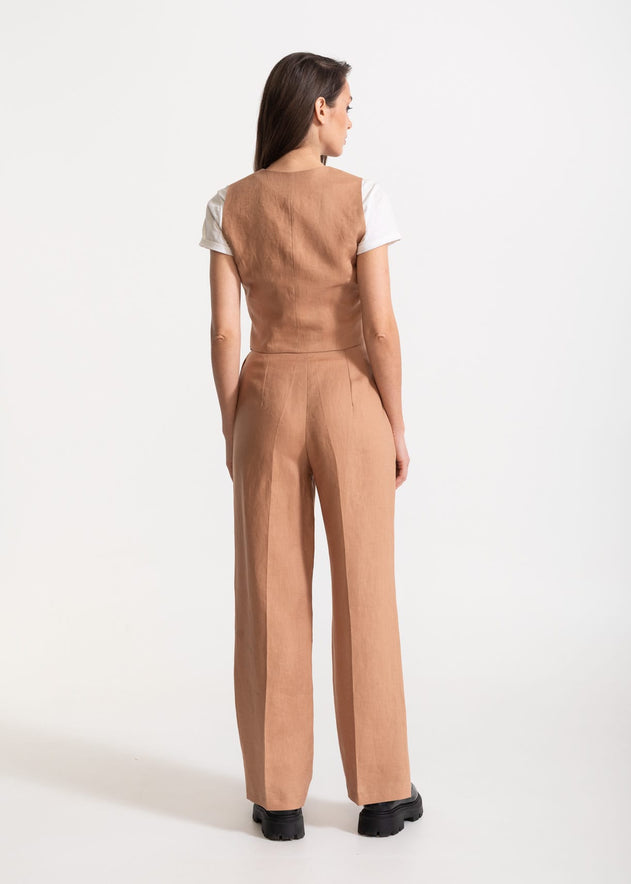 Women's Figa Linen Set Cappuccino