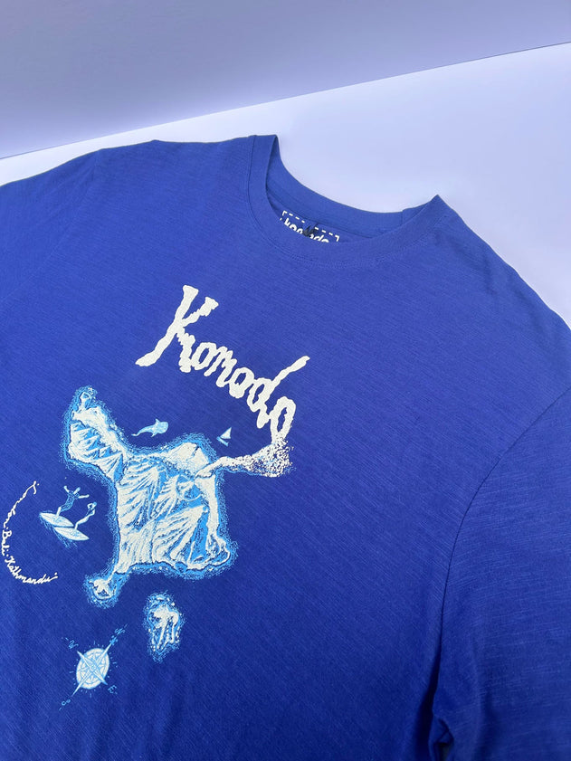 Bali Island T-Shirt Navy Blue