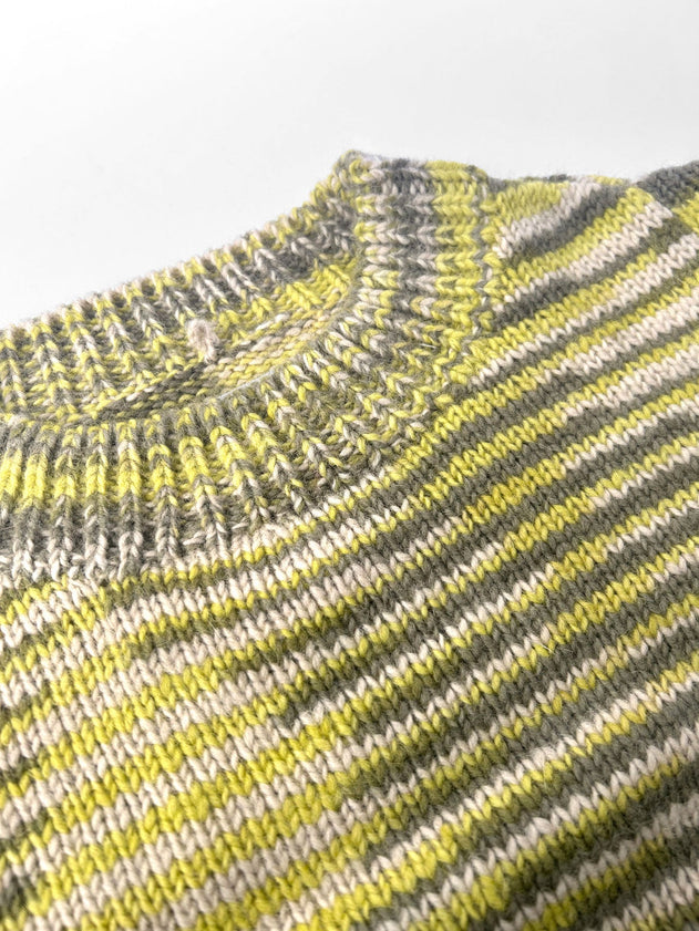 Sang Handknit Wool Jumper Green