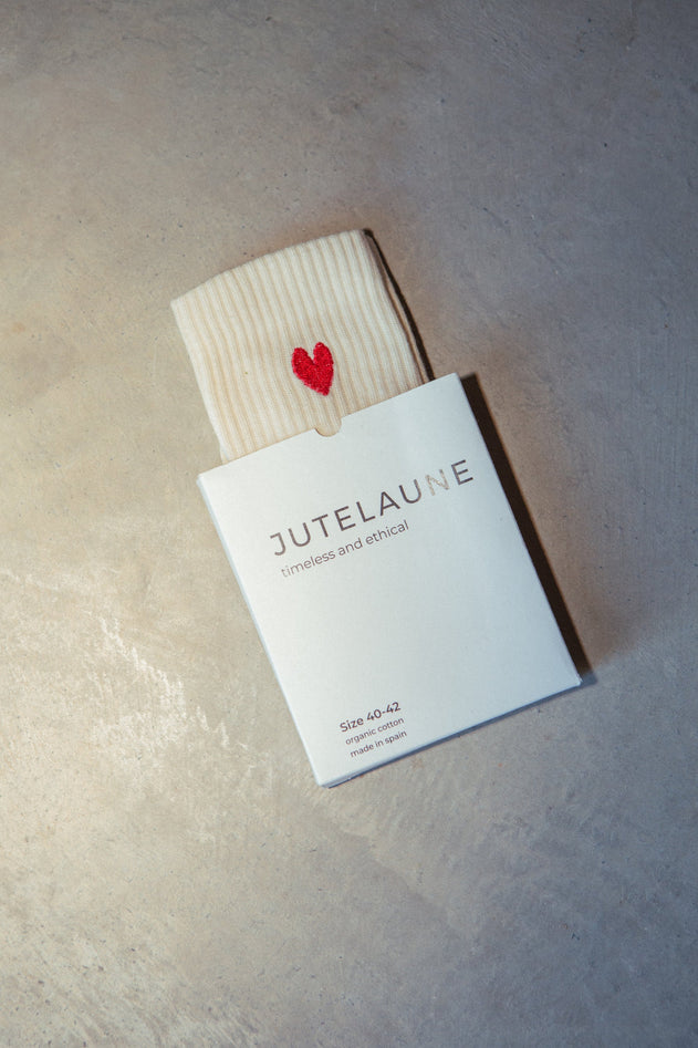 Heart Socks Red
