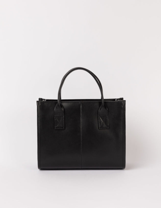 Jackie Midi Bag Leather Strap Classic Leather Black