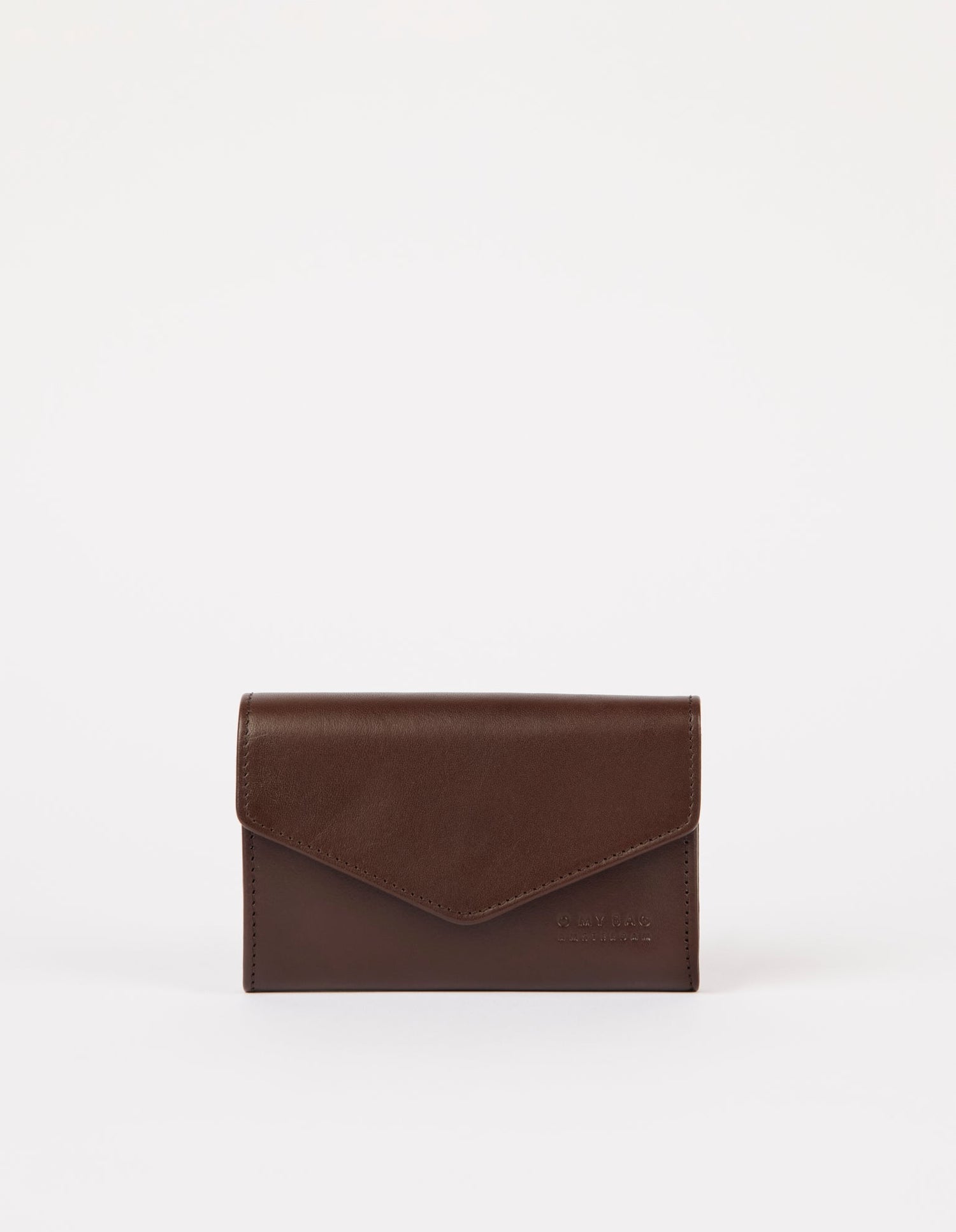 Jo's Purse Classic Leather Chocolate Brown