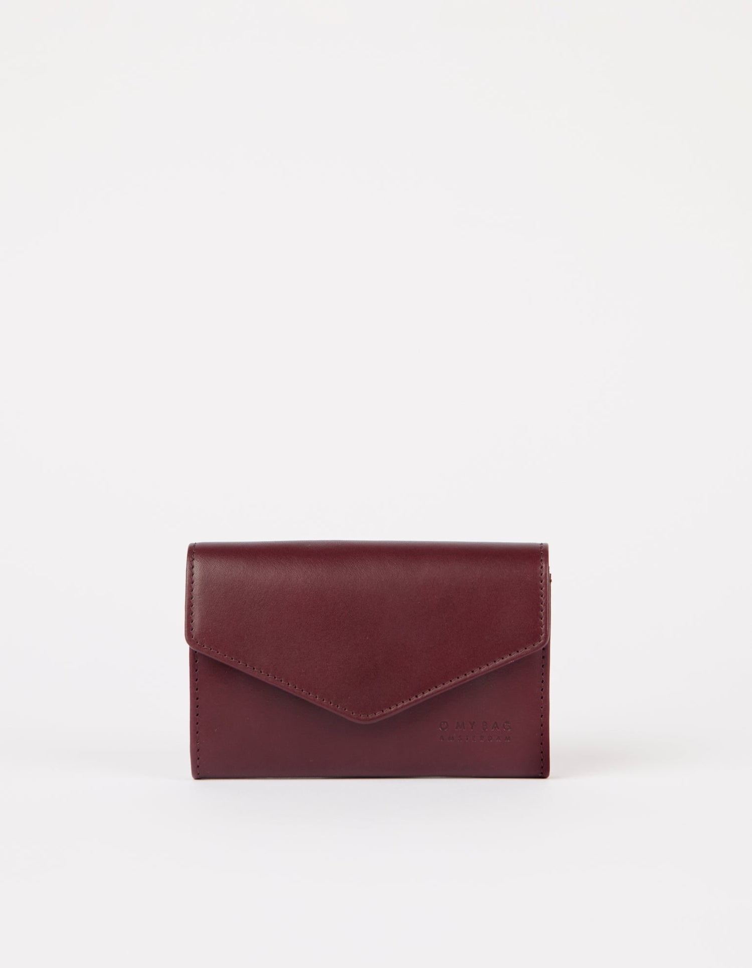 Jo's Purse Classic Leather Dark Cherry