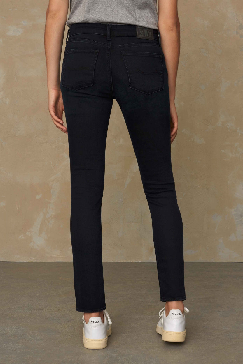 Juno Medium Jeans Blue Black Worn