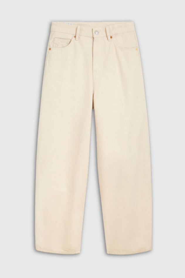 Leila Balloon Jeans Clean Recycled Ecru