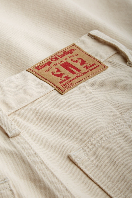 Leila Balloon Jeans Clean Recycled Ecru