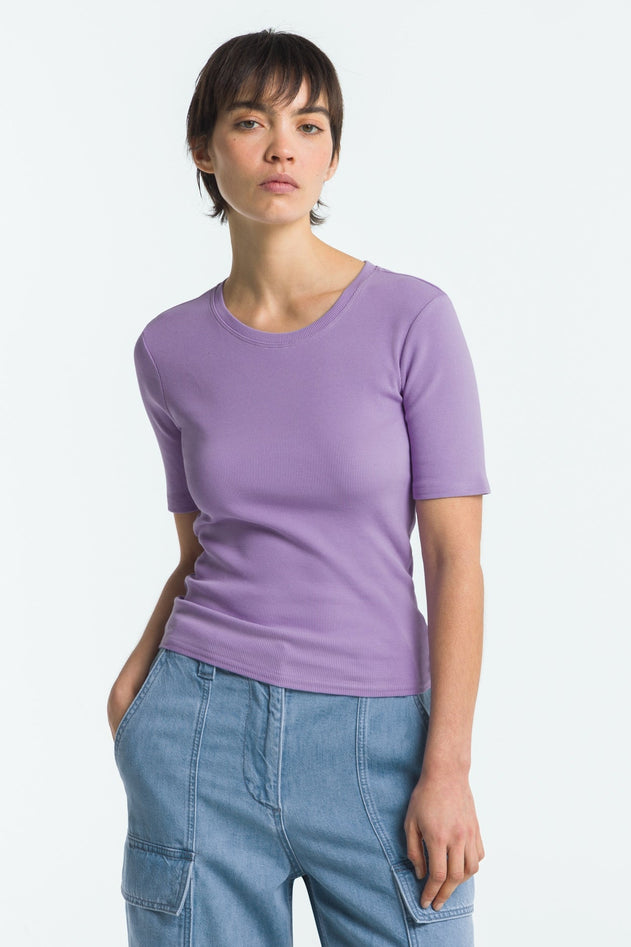 Rina T-Shirt Violet Tulip