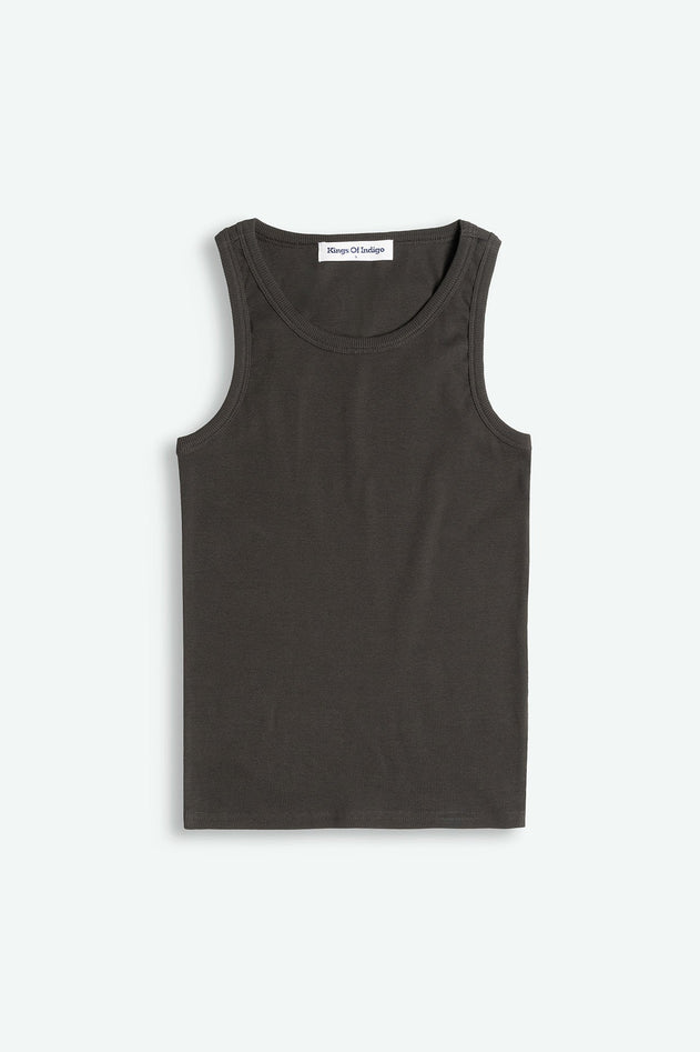 Kerry Tank Top Peat Grey