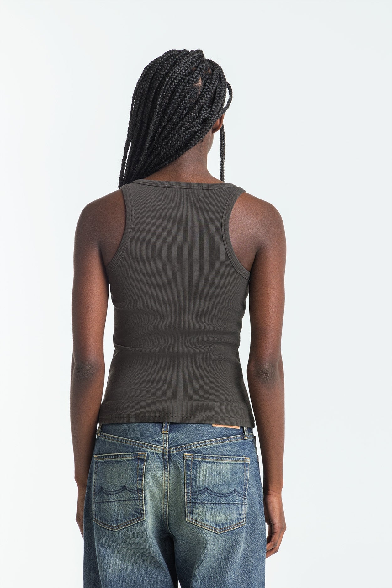 Kerry Tank Top Peat Grey