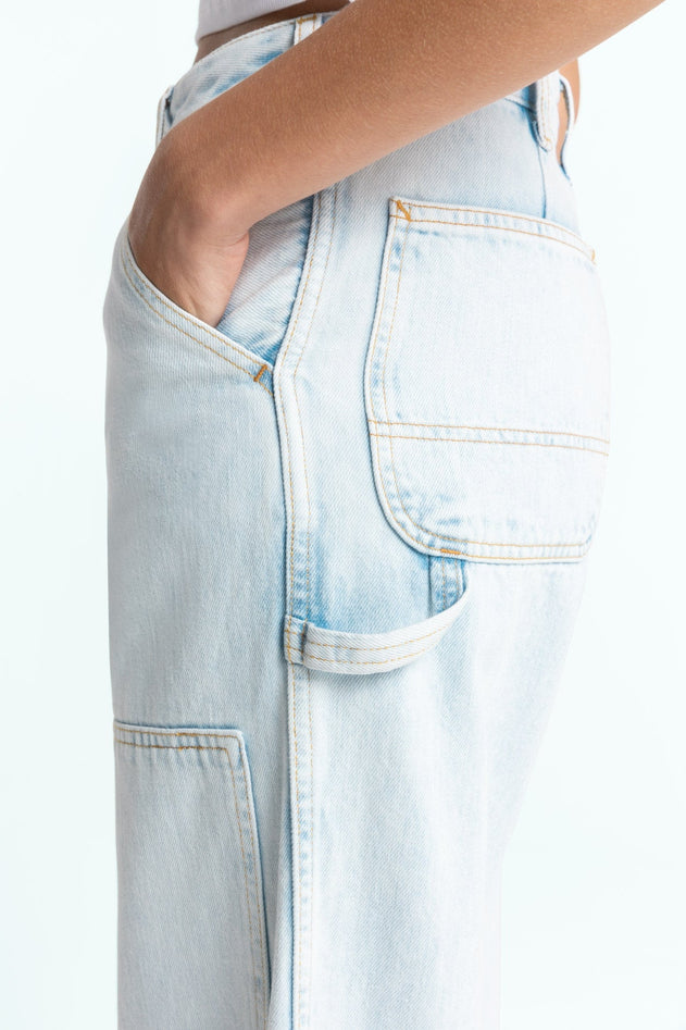 Leyda Balloon Jeans Chase Super Light Marble