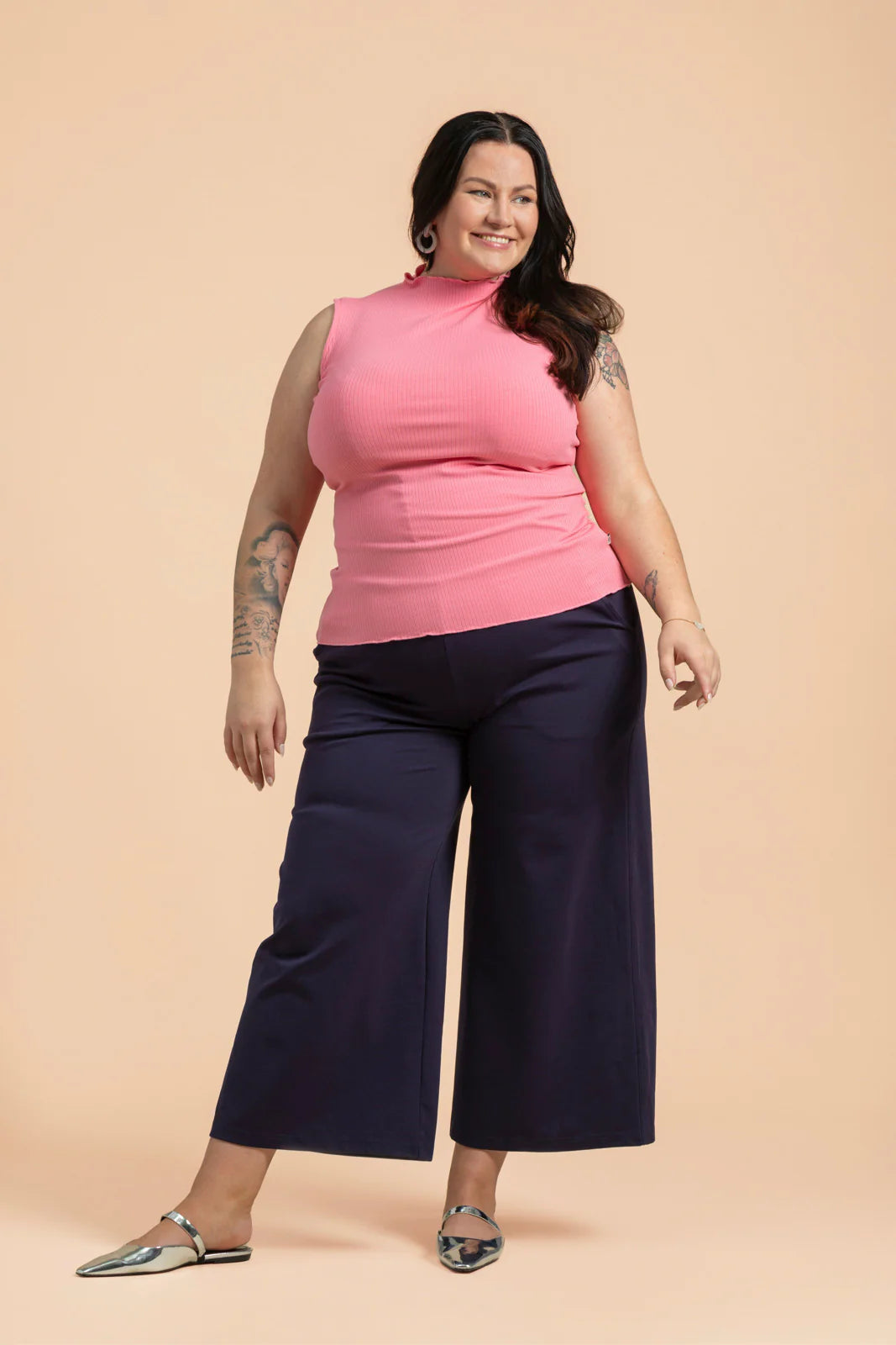 Everyday Culottes Dark Blue