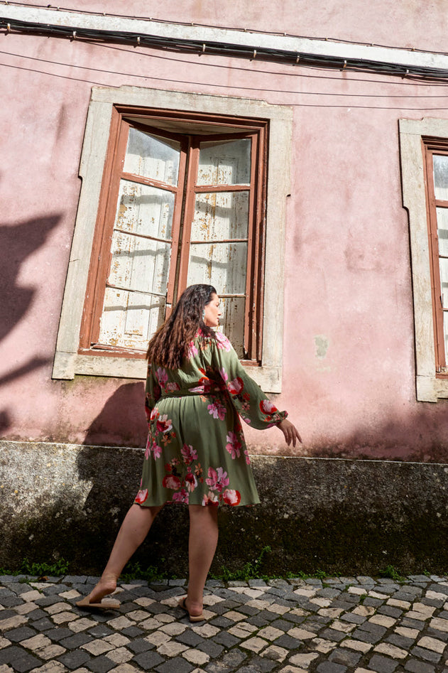Wrap Dress Cherry Blossom