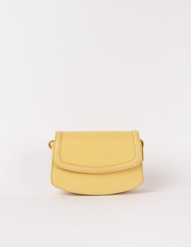 Kendalini Classic Leather Bag Butter Yellow