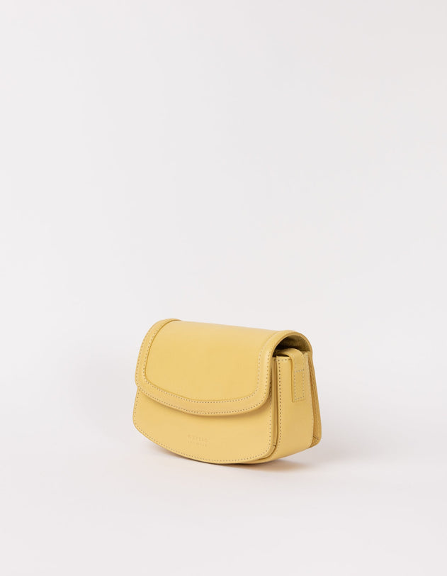 Kendalini Classic Leather Bag Butter Yellow