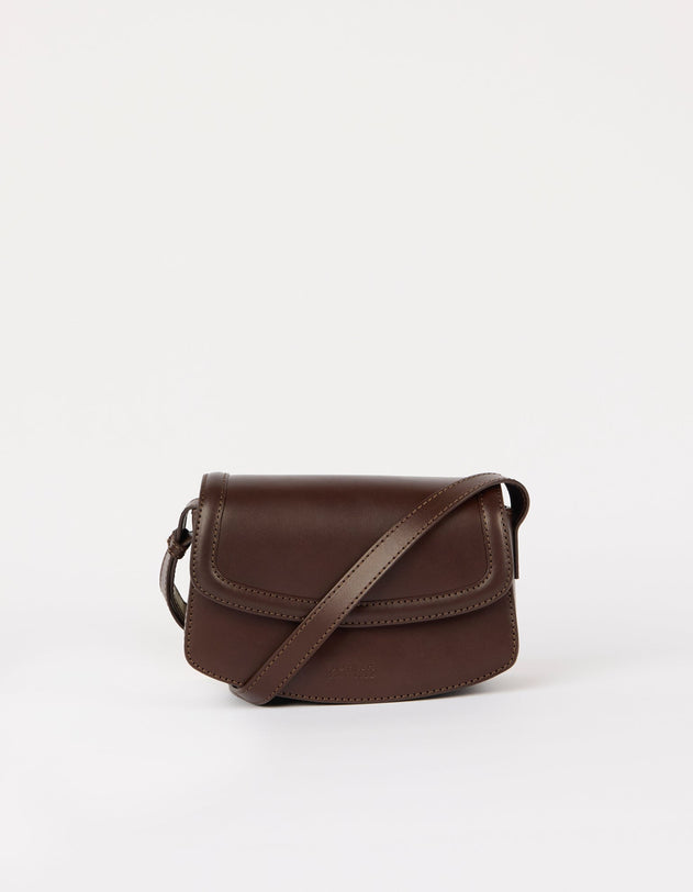 Kendalini Bag Classic Leather Chocolate Brown