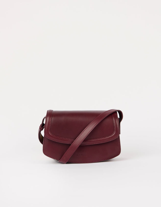 Kendalini Bag Classic Leather Dark Cherry
