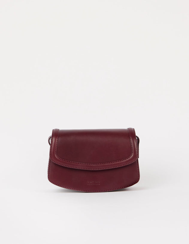 Kendalini Bag Classic Leather Dark Cherry
