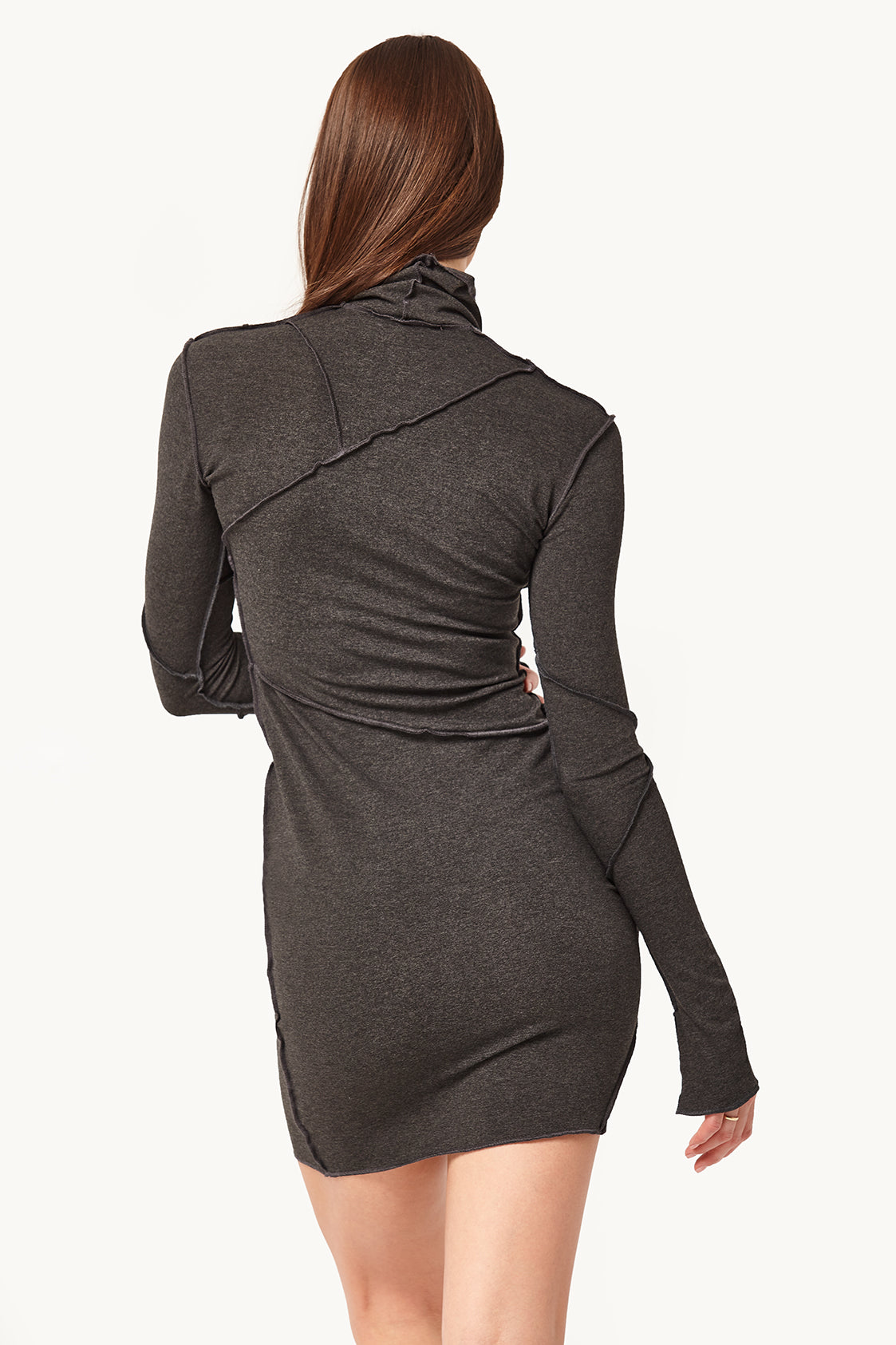 Kiss & Tell Mini Dress Anthracite